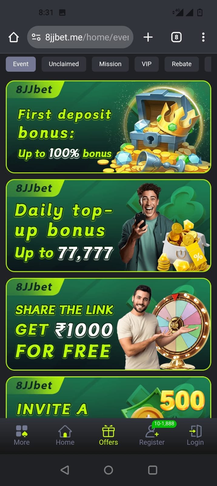 8JJ Bet Game APP Download